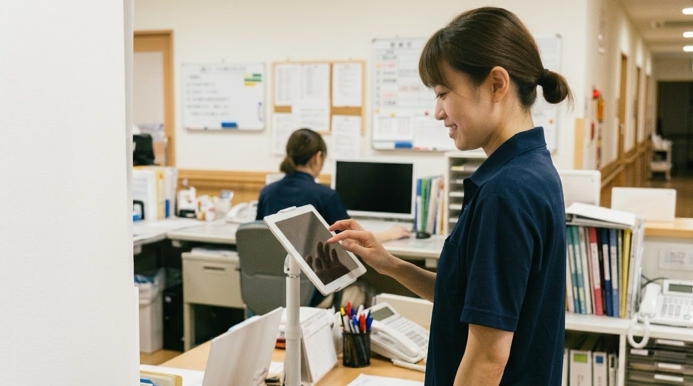 介護施設の勤怠管理｜夜勤と日勤の引き継ぎで打刻漏れを防ぐ運用法